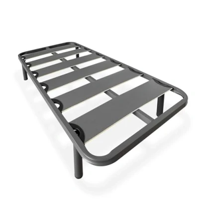 Imagen de amuéblate online Somier Reforzado de Láminas Anchas, Anti Ruido, Estructura 40x30 mm con Juego Patas Roscadas, Fuerte y Resistente 90x200