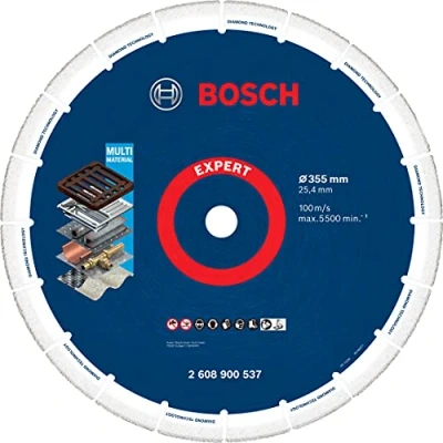 Imagen de Bosch Professional 1 x Discos de corte Expert Diamond Metal Wheel, para Hierro fundido, 355 mm, Accesorios Sierra a gasolina,
