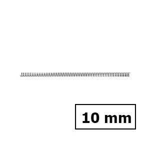 Imagen de GBC ESP915110 Espiral Metálica Paso 5:1 10 mm (Caja 100), Negro