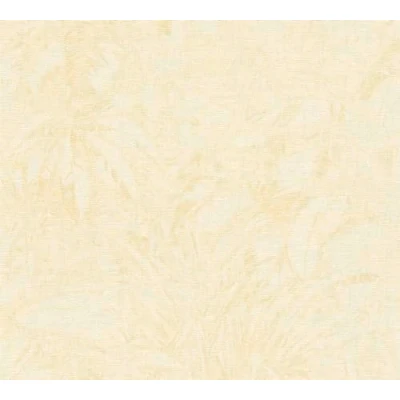 Imagen de Livingwalls 395602 Papel pintado beis y amarillo, dibujo de selva, floral, con discreto efecto metalizado, 10,05 m x 0,53 m, fabricado en Alemania
