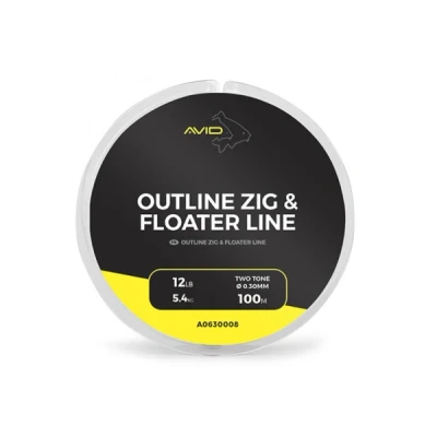 Imagen de Avid Carp Outline Zig &amp; Floater Line 0,30mm (5,4kg) Material para bajos de línea carpfishing