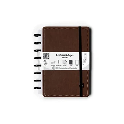 Imagen de Ambar Cuaderno EcoSmart A5 PU 100Hojas 100G ClassroomMates Marrón