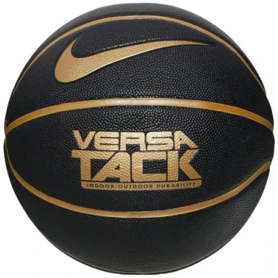 Imagen de Nike Unisex Adultos Versa Tack 8p Baloncesto, Todas Las Estaciones, Color Negro/Dorado Metalizado/Negro/Dorado Metalizado., tamaño 7