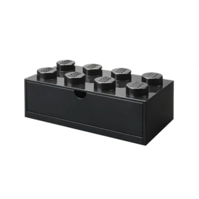 Imagen de LEGO Tavitoys, Desk Brick Drawer 8 Negro Juguetes para apilar y encajar, Color, grande (Room Copenhagen 40211733)