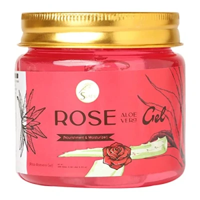 Imagen de SVATV Gel De Aloe Vera Rosa Reduce El Enrojecimiento La Piel Mejora Tono Las Manchas Oscuras 200 G