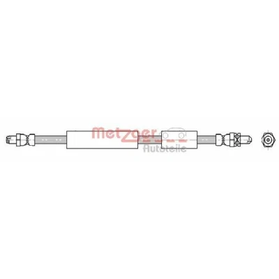 Imagen de METZGER 4112535 Latiguillos de Freno 395 M10 x 1 FORD: Puma
