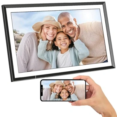 Imagen de AGFA Photo Realiview APF1560WIFI Marco de Fotos Digital con WiFi y 32 GB Memoria integrada Compartir vídeos al Instante, Pantalla táctil 15,6&quot; Alta resolución Negro