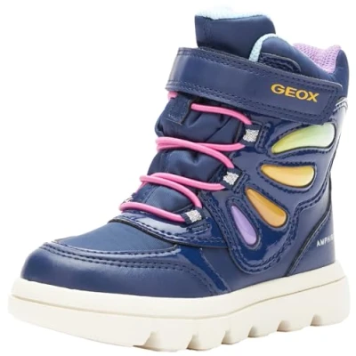 Imagen de Geox J Willaboom Girl B A, Barco Ankle, Navy Multicolor, 34 EU