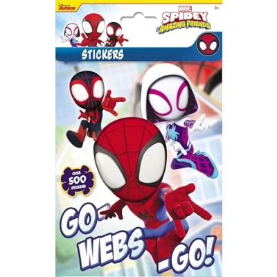 Imagen de Design Group Spidey &amp; Friends Hojas de calcomanías más 500 para niños, regalo actividad creativa a partir 3 años