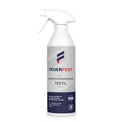 Imagen de FEUERFEST® Spray ignífugo para Textiles, Tejidos, Ropa DIN 4102 B1 Cumple la Norma 100 de Oeko Tex Agente Retardante del Fuego y Llamas 500ml