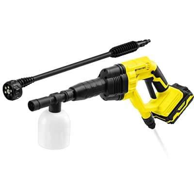 Imagen de TROTEC Limpiadora de Alta presión a batería PPWS 10 20V Hidrolimpiadora sin Cable, 120 l/h, 22 Bar Seis Modos pulverización, numerosos Accesorios