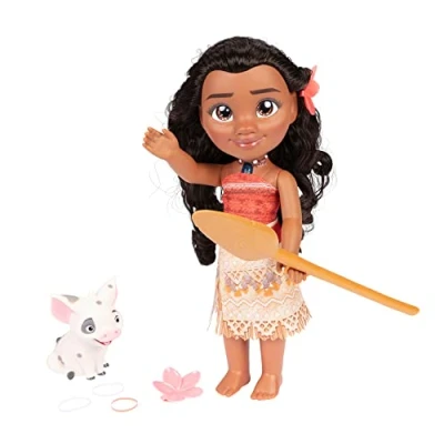 Imagen de Disney Princesas Muñeca Vaiana Cantante de 38 cm Canta la Característica Canción Película “How Far I&#039;Ll Go