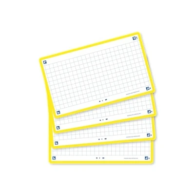 Imagen de Oxford Flash 2.0 80 enchufes Bristol Cards 7,5 x 12,5 cm pequeños azulejos marco amarillo