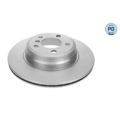 Imagen de MEYLE 315 523 0033/PD Disco de freno Eje trasero 330 20 5 120 ventilado revestido láminas zinc con tornillos BMW: 3 Berlina, 4 Coupé, Touring