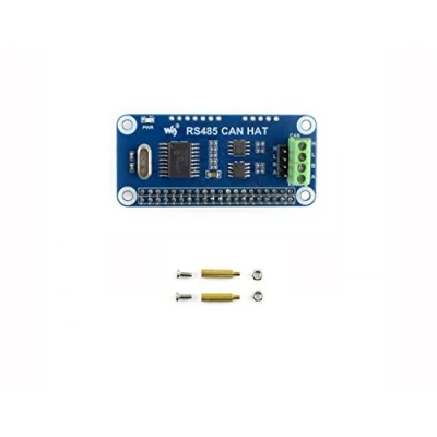 Imagen de Waveshare RS485 Can Hat Allows Stable Long Distance Communication Onboard MCP2515 Transceiver SN65HVD230 SP3485 Compatible with Raspberry Pi Series