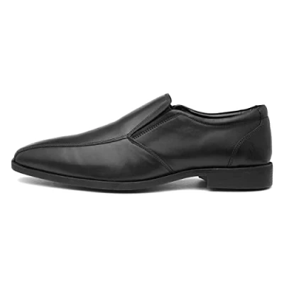 Imagen de Hush Puppies Ellis, Zapatos para Uniformes de Escuela Hombre, Black, 42 EU