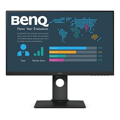 Imagen de BenQ BL2780T Monitor Profesional de 27&quot; FullHD (1920x1080, 5ms, 60Hz, HDMI, IPS, DisplayPort, VGA, Altavoces, Sensor Brillo Inteligente, Flicker free, Low Blue Light, Regulable Altura) Negro