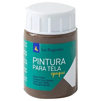 Imagen de Pintura para tela Opaque To 17 Marron 35ML La Pajarita, de aplicación directa sobre