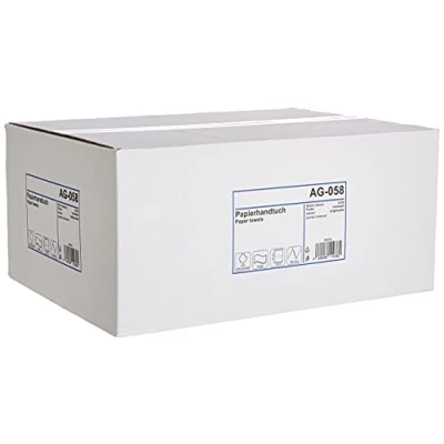 Imagen de Funny 2 capas Toallas de mano papel con zz fold 25 x 23 cm blanco brillante [4000 hojas]