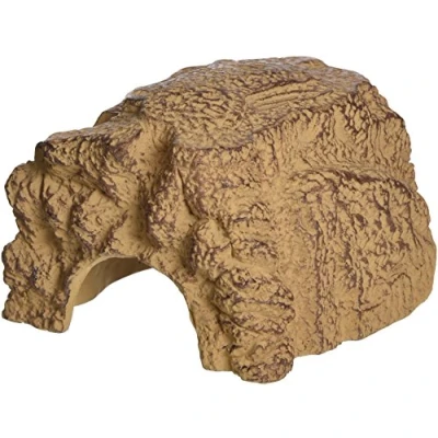 Imagen de JBL ReptilCava 71097 Cueva para Animales terrarios (tamaño Mediano), Color Arena