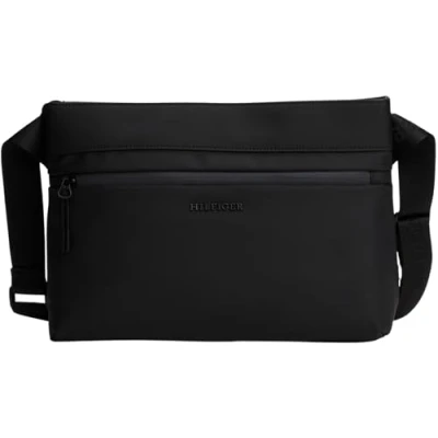 Imagen de Tommy Hilfiger Webbing Strap Messenger Bandolera, Hombre, Talla: One Size, Black
