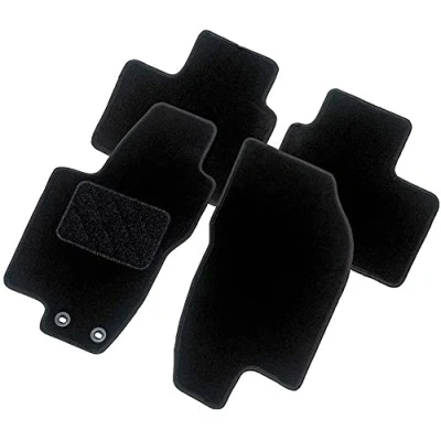 Imagen de AutoStyle TM SK524 Juego de alfombrillas suelo textil delante y detrás 4 negro SKODA: Enyaq IV SUV
