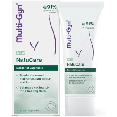 Imagen de Multi Gyn NatuCare para Vaginosis Bacteriana 40ml Infecciones bacterianas en la zona íntima Alivia olores, secreciones, Gel íntimo con ácido láctico restaurar flora + Aplicador