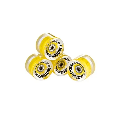Imagen de Ridge Skateboards LED Cruiser Rueda de Skateboard, Color Amarillo, Talla Standard