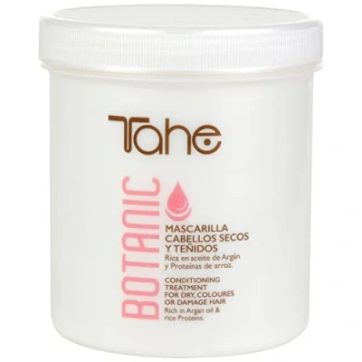 Imagen de Tahe Botanic Mascarilla de Pelo Teñido/Mascarilla para Cabellos Teñidos y Secos Efecto Regenerador, 700 ml