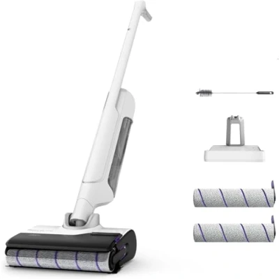 Imagen de Rowenta X Clean 10 de Rowenta, Fregona Eléctrica Sin Cable con tecnología Wet &amp; Dry, Autolimpieza y Secado Automático, Dual Edge, gran autonomía, GZ7540WO