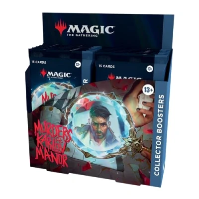 Imagen de Caja de sobres coleccionista Asesinatos en la mansión Karlov, Magic: The Gathering 12 sobres, 180 cartas Magic, Version Anglaise