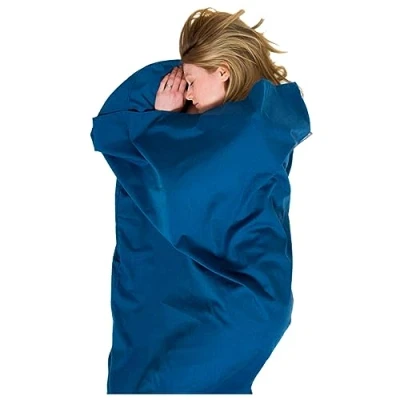 Imagen de Lifeventure Forro para Saco de Dormir Polialgodón, Sábana Ligera Viaje y Camping Usar Solo o Agregar Calor al Forma Rectangular