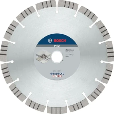 Imagen de Bosch 2 608 602 655 Disco de corte diamante Best for Concrete 230 x 22,23 2,4 15 mm (pack 1)