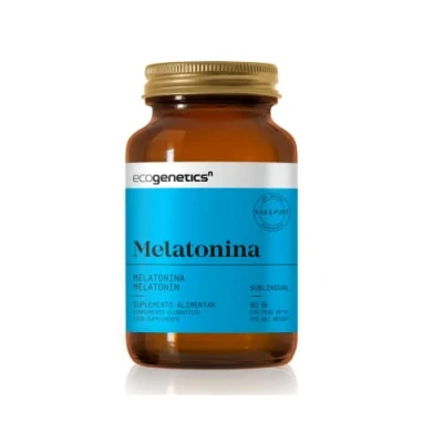 Imagen de ECOGENETICS Melatonina Sublingual 90 Cápsulas Pastillas para Dormir Suplemento Nutricional Avanzado Mejora del Sueño, Bienestar General, Relax y Reducción Estrés
