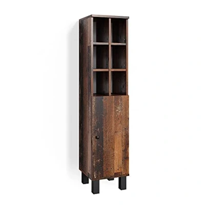 Imagen de Vicco Armario Mediano Fynn, Roble rústico, 30 x 130.6 cm Puerta Grande