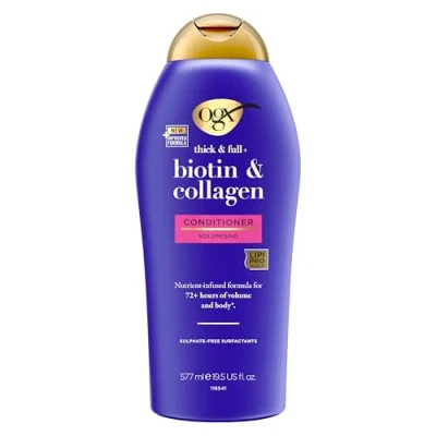 Imagen de OGX Acondicionador voluminizador de biotina y colágeno 577 ml, extragrande