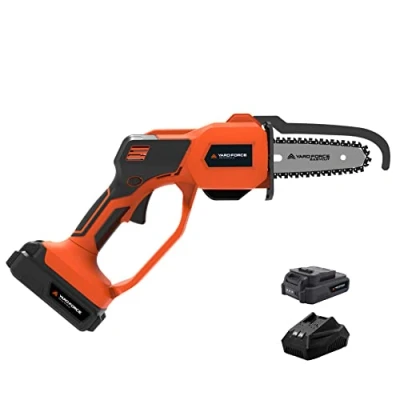 Imagen de Yard Force Mini Troncadena de mano eléctrica inalámbrica 20 V con batería Li ION y cargador LS C13