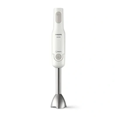 Imagen de Philips Daily Collection ProMix Batidora de Mano, Intuitiva &amp; Fácil Usar, Rápida + Eficiente, Technología ProMix, Potente Motor 650 W, Blanca (HR2534/00)