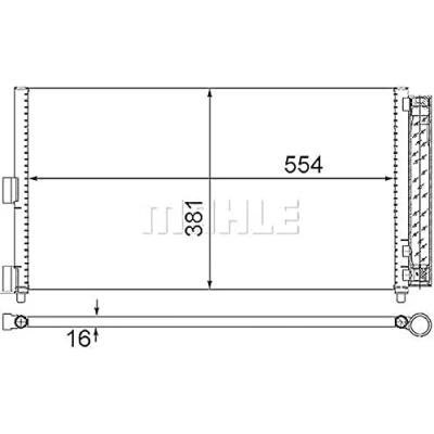 Imagen de MAHLE ORIGINAL AC 372 000S Condensador con secador 16 15,5 565 FIAT: Punto II Hatchback, Doblo I Familiar, Cargo, LANCIA: Ypsilon