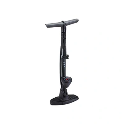 Imagen de BBB BFP 20 Cycling AirWave Bomba de pie con manómetro, Mano DualHead 3.0 para Presta Dunlop y Schrader, Color Negro, Unisex, 620 mm
