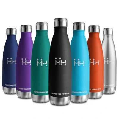 Imagen de Botella Agua Termica 750ml, Acero Inoxidable sin BPA, Reutilizable, con Doble Pared, Termo A Prueba de Fugas, para Niños, Escuela, Oficina, Gimnasio