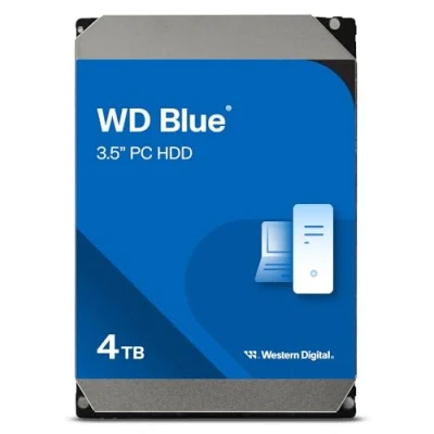 Imagen de WD Blue Disco duro para ordenadores de sobremesa 4 TB (5400 rpm, SATA a 6 Gb/s, 64 MB caché, 3,5&quot;) azul