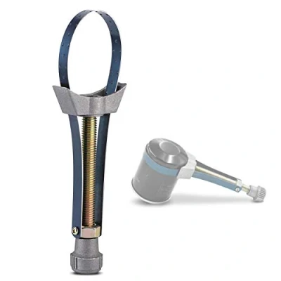 Imagen de Yosoo Health Gear llave de correa extracción filtro aceite, herramienta aceite Diámetro aluminio ajustable 60 mm a 120 HNH