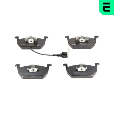 Imagen de OPTIMAL BP 12706 Juego de pastillas freno Eje delantero con contacto avisador desgaste SEAT: Leon III Hatchback, ST, SC