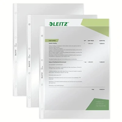 Imagen de Leitz 47343000 210 x 297 mm (A4) PVC Protector (210 (A4), Transparente, PVC, Apaisado, 230 mm, 1 mm)
