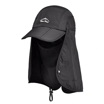 Imagen de Gorra multifunción con protección para la nuca negro Talla única