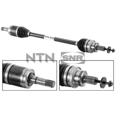 Imagen de SNR DK65.004 Árbol de transmisión Eje trasero, derecha, trasero izquierda 789 VOLVO: XC60 I, S80 II, V60 VOLKSWAGEN: Passat B5 Berlina