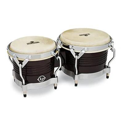 Imagen de LP Matador Bongos de madera, color oscura, 7 1/4&quot; y 8 5/8&quot;