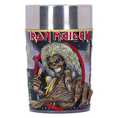 Imagen de Nemesis Now Disco de Vidrio con Licencia Oficial Iron Maiden The Killers Eddie, Negro, 1.25 picometer