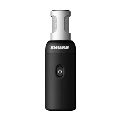 Imagen de Shure Micrófono inalámbrico, MoveMic 88+ Grabador de Audio Profesional para entrevistas Cine/grabación Campo Compatible con iOS/Android Mediante la aplicación Motiv (MV88+W Z6)